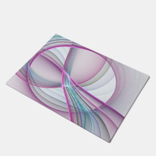 Felpudo En Movimiento, Arte Fractal Abstracto Moderno y Co