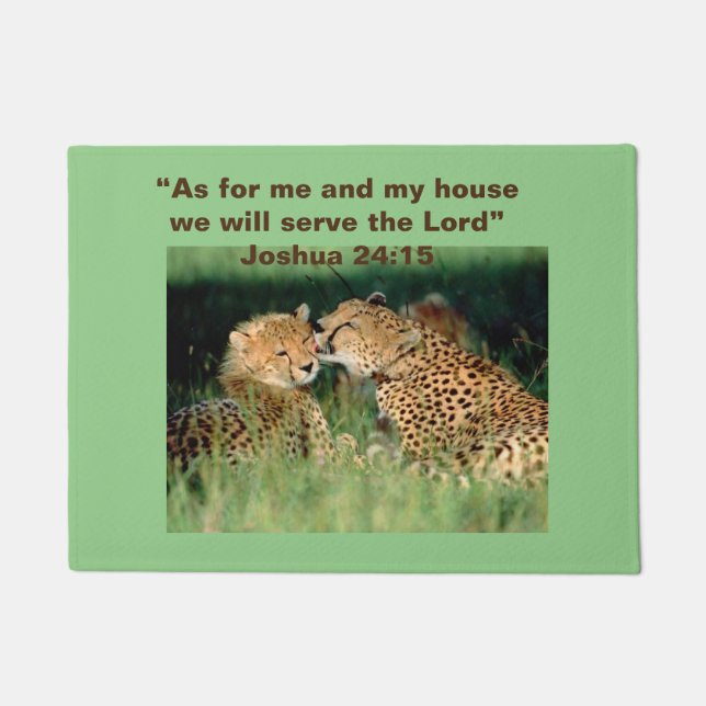 Felpudo Encantadora estera de puerta de 18" x 24" (Anverso)