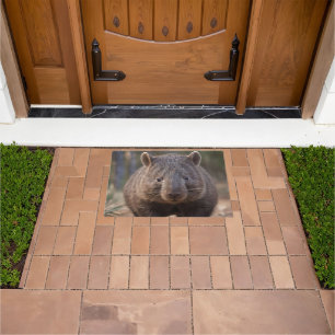 Felpudo "Encanto Chubby: El Adorable Wombat Australiano"