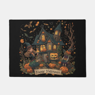 Felpudo Enchanted Haunted House Halloween