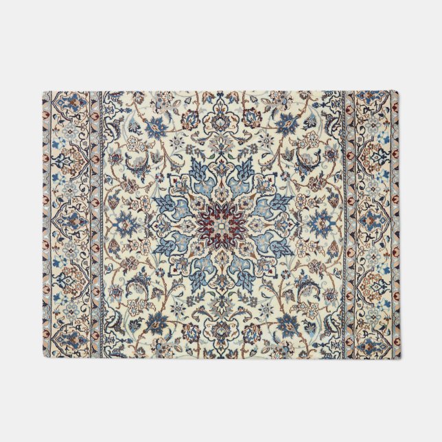 Felpudo Énfasis gris gris gris gris azul persia  (Anverso)