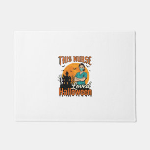 Felpudo Enfermera de Halloween Amaba Halloween Vintage Esp