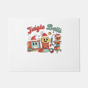 Felpudo Enfermera de jingle Bells, enfermera Navidad, grac