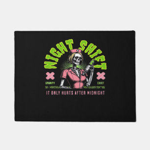 Felpudo Enfermera de turno nocturno - Ideas de regalo de l