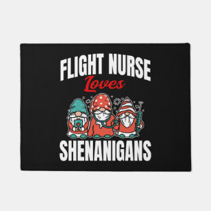 Felpudo Enfermera de vuelo disfraz del Día de San Patricio