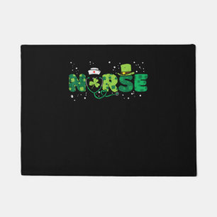 Felpudo Enfermera irlandesa Stethoscope Scrub St Patricks 