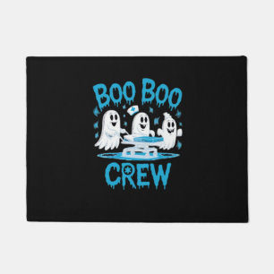 Felpudo Enfermera paramédica fantasma de Boo Boo Halloween