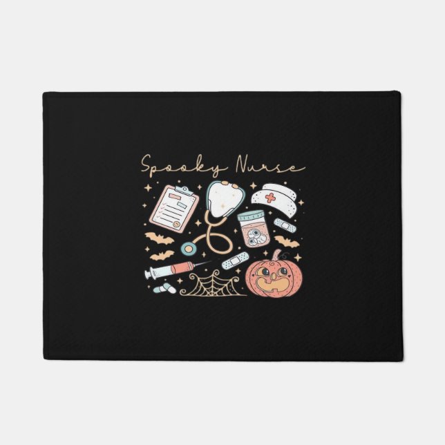 Felpudo Enfermera sobredimensionada con camiseta (Anverso)