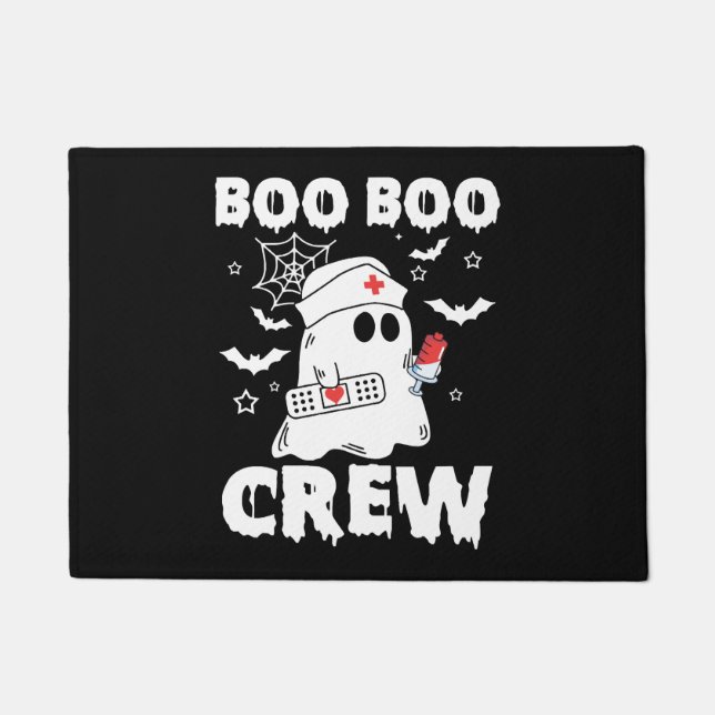 Felpudo Enfermería dulce Boo Boo Crew Enfermera de Hallowe (Anverso)