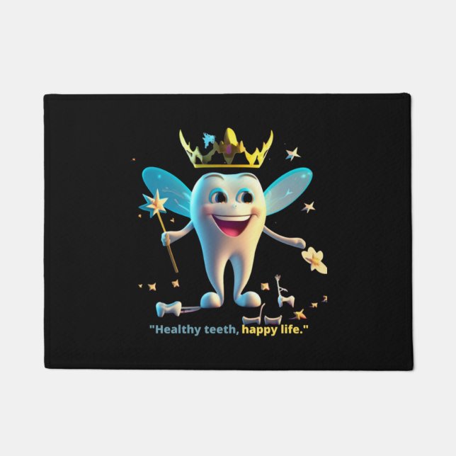 Felpudo Enfermero dental dentista. (Anverso)