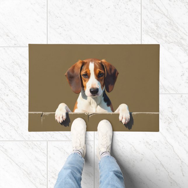 Felpudo English Foxhound Doormat Art (Interior)