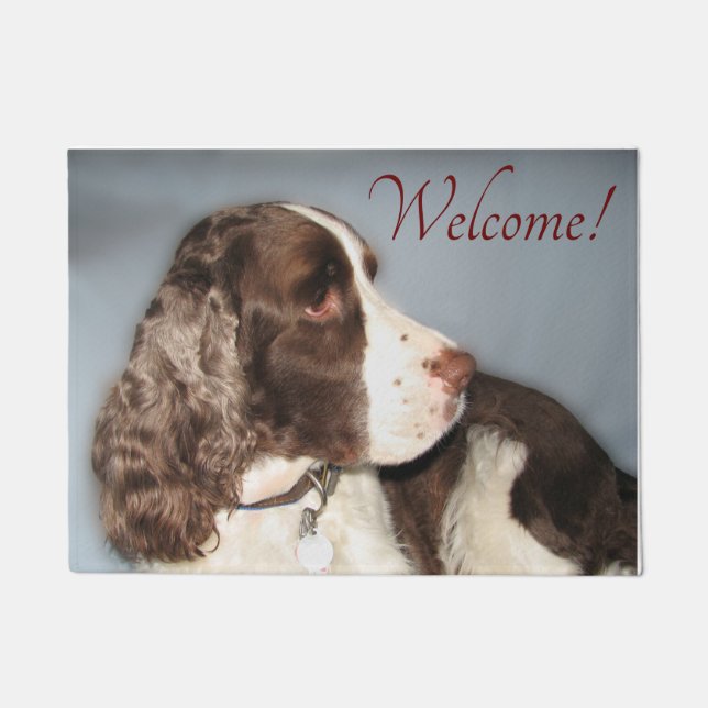 Felpudo English Springer Spaniel Doormat  (Anverso)