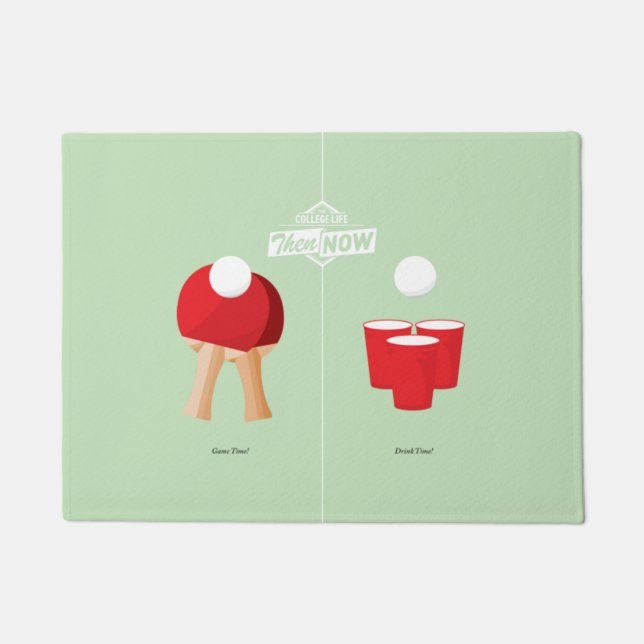 Felpudo Entonces y ahora: Ping-pong (Anverso)