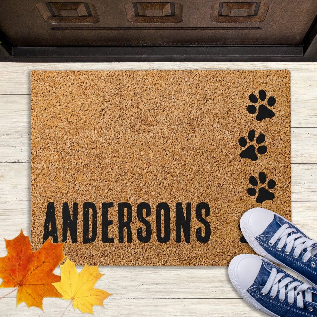 Felpudo Entrada de pinturas personalizadas de Perro mascot (Subido por el creador)