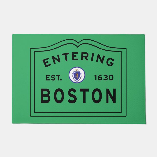 Felpudo Entrando en MAMÁES de Boston (Anverso)