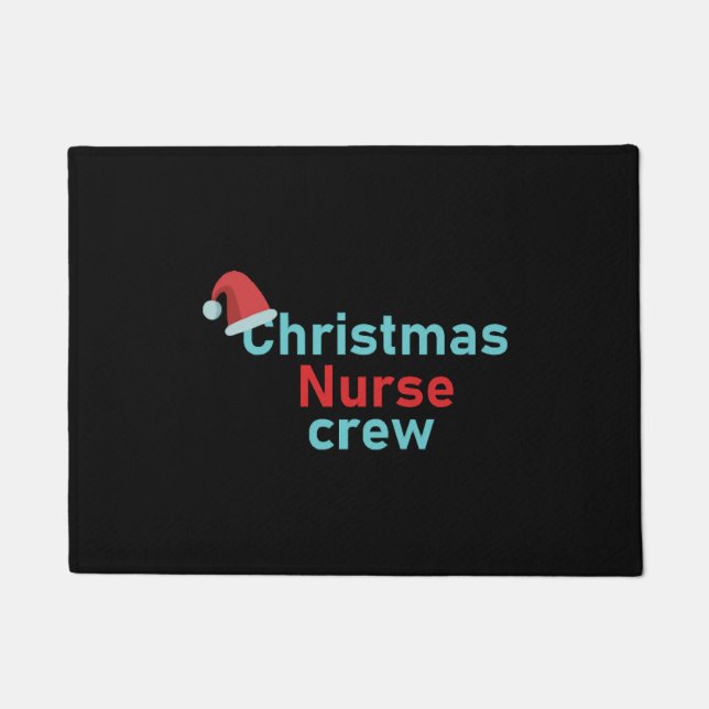 Felpudo Equipo de enfermería de navidades (Anverso)