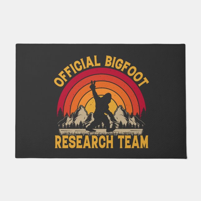 Felpudo Equipo de Investigación Original Bigfoot (Anverso)