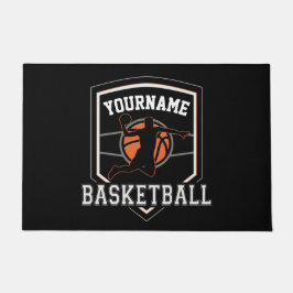 Felpudo Equipo de Slam Dunk de jugador de baloncesto perso