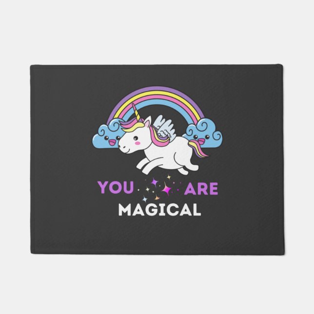 Felpudo Eres Magnífico Unicornio (Anverso)