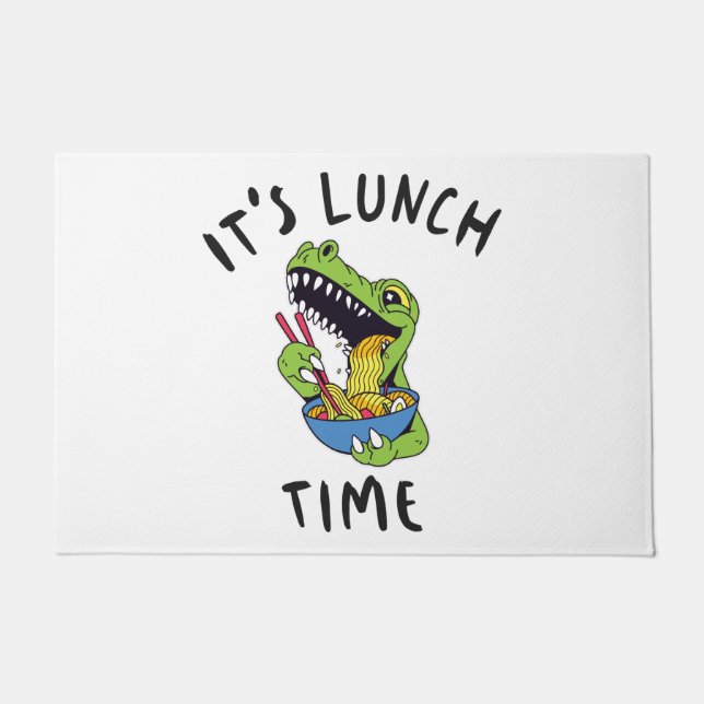 Felpudo Es hora de comer (Anverso)