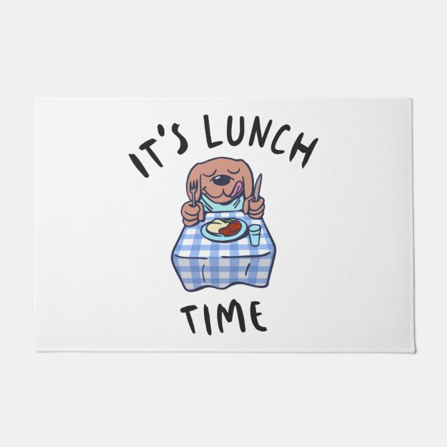 Felpudo Es hora de comer (Anverso)