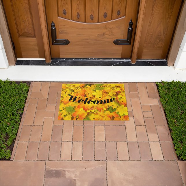 Felpudo - Escapar de otoño de la puerta (Exterior)