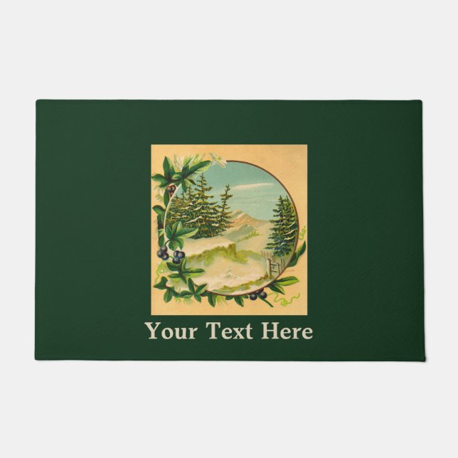 Felpudo Escena de montaña rusa (Anverso)