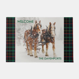 Felpudo Escena de Navidades de Wintery de la selección bel