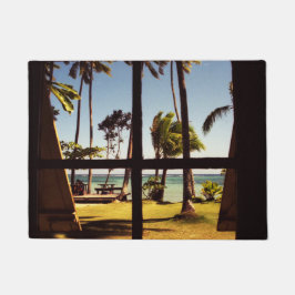 Felpudo Escena tropical de la playa de Fiji