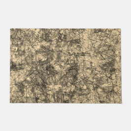 Felpudo Escrates en arañazos en un caqui apenas visto