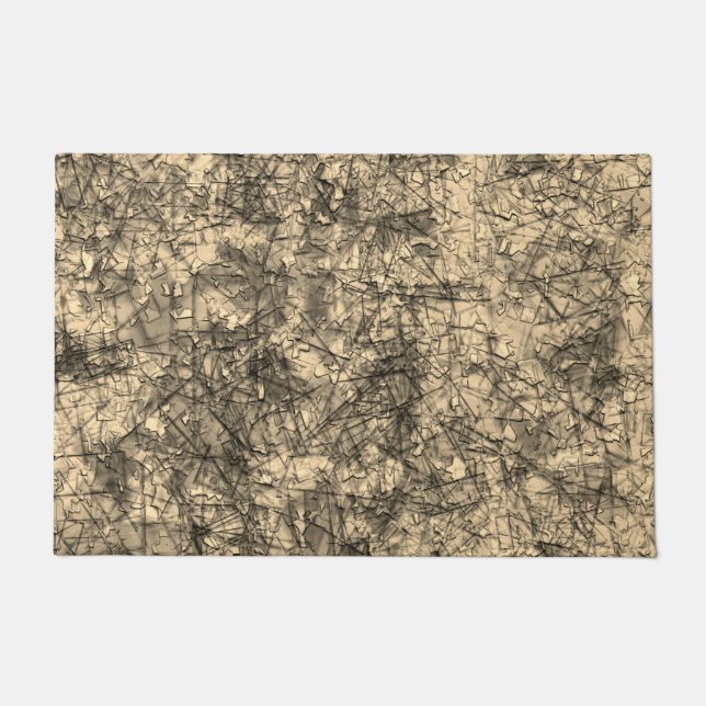 Felpudo Escrates en arañazos en un caqui apenas visto (Anverso)