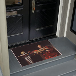 Felpudo Escritura de Saint Jerome (por Caravaggio)