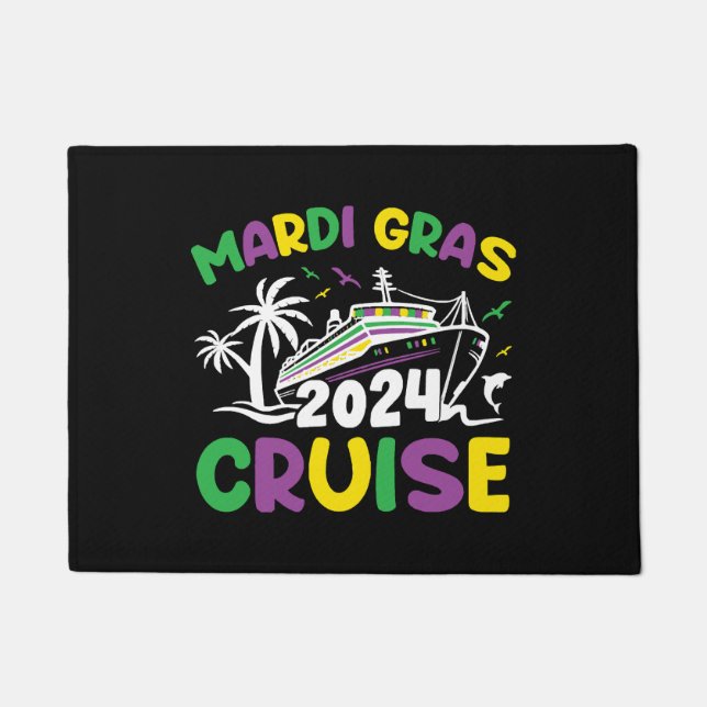 Felpudo Escuadrón de crucero de Mardi Gras (Anverso)