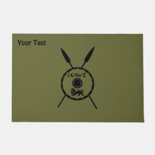 Felpudo Escudo De Macabee Y Spears Sumidos