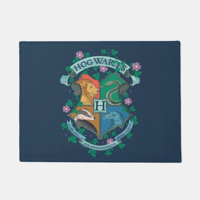 Felpudo ESCUDO floral HOGWARTS™ (Anverso)