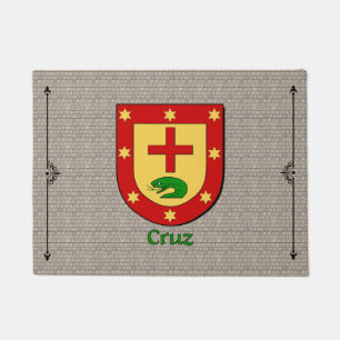 Felpudo Escudo histórico de Cruz sobre adoquín