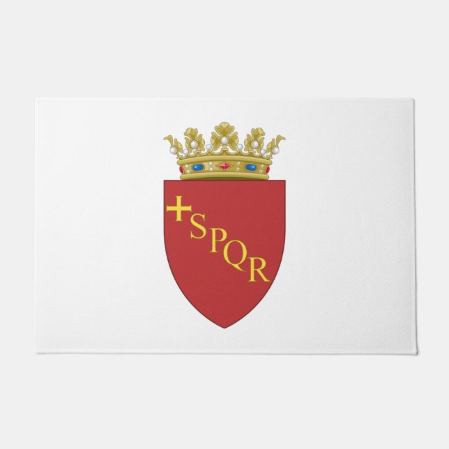 Felpudo Escudo romano de armas (SPQR) (Roma, Italia) (Anverso)