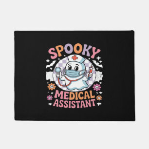 Felpudo Esencial de Halloween, espeluznante asistente médi