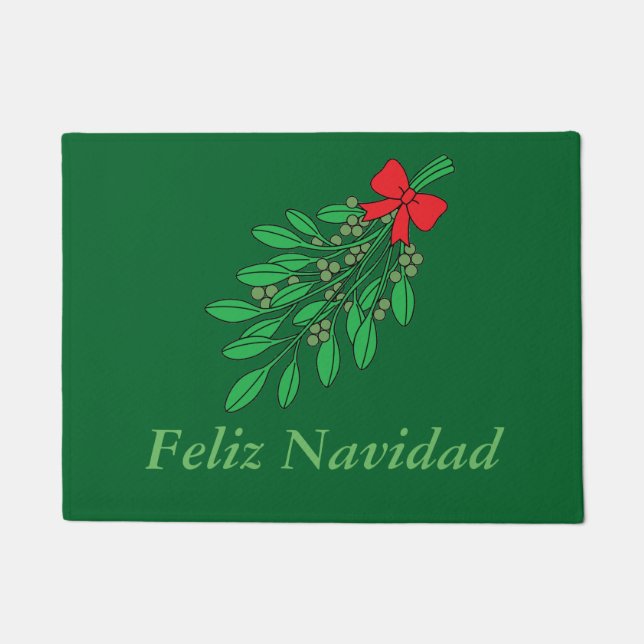 Felpudo Español adaptable Feliz Navidad (Anverso)