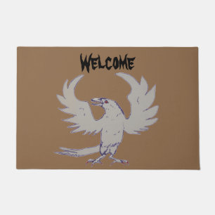 Felpudo Espeluznante Crow Raven Spiegeland Bienvenida a Do