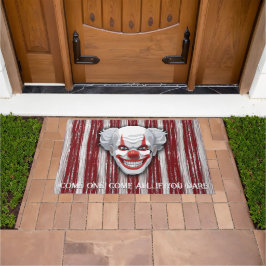 Felpudo Espeluznante Halloween del Carnaval de Payaso