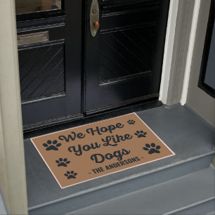 Felpudo Esperamos Que Te Gusten Los Perros