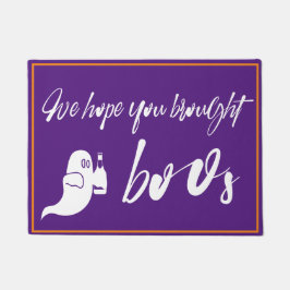 Felpudo Espero que hayas traído a Funny Halloween.