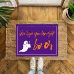 Felpudo Espero que hayas traído a Funny Halloween.<br><div class="desc">Esperamos que hayas traído a los abucheos Funny Halloween Halloween Casa decoración de puerta de alfombra #zazzlemade</div>