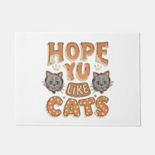 Felpudo Espero Que Te Gusten Los Gatos