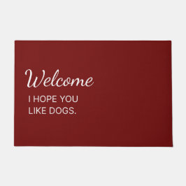 Felpudo Espero Que Te Gusten Los Perros Doormat