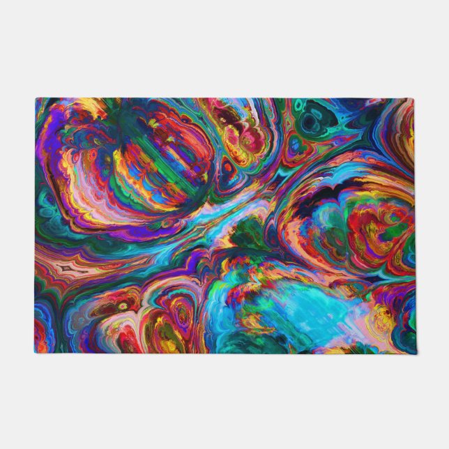 Felpudo Esplandor moderno de pinturas (Anverso)