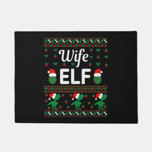 Felpudo esposa elf navidades suéter feo