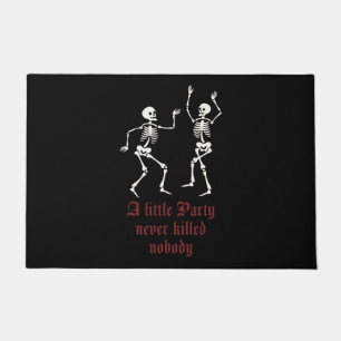 Felpudo Esqueletos contemporáneos de Halloween