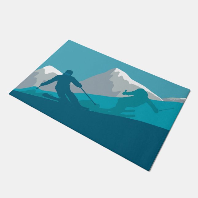 Felpudo Esquí alpino cuesta abajo (Angular)